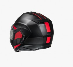 /capacete modular i100 beis vermelho1